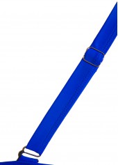 Tropical Plants Print Patchwork Royal Blue Tankini Set