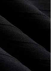 Patchwork Lace Black Bikini Set With Matching Cover Up