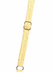 Yellow Jacquard Detail Bandeau Tankini Set