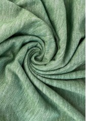 Sage Green Short Sleeve V Neck T Shirt