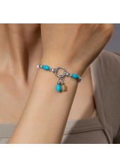 Mint Green Color Polyresin Material Bracelet