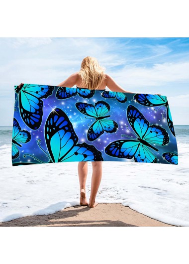Animal Print Multi Color Beach Blanket