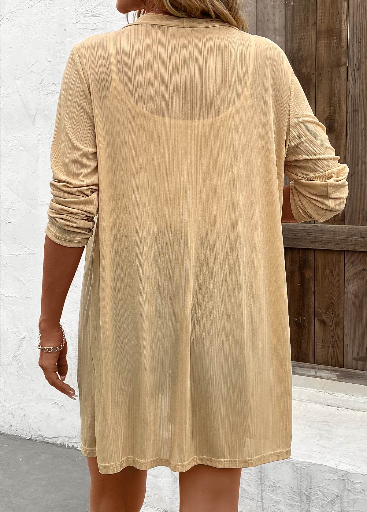 Lightweight Long Sleeve Button Light Cardigan