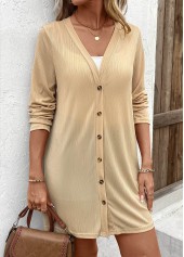 Lightweight Long Sleeve Button Light Cardigan