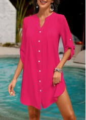 Button Hot Pink Color Cover Up