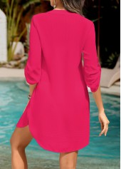 Button Hot Pink Color Cover Up