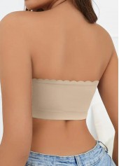 Bandeau Seamless Skin Color Strapless Bra