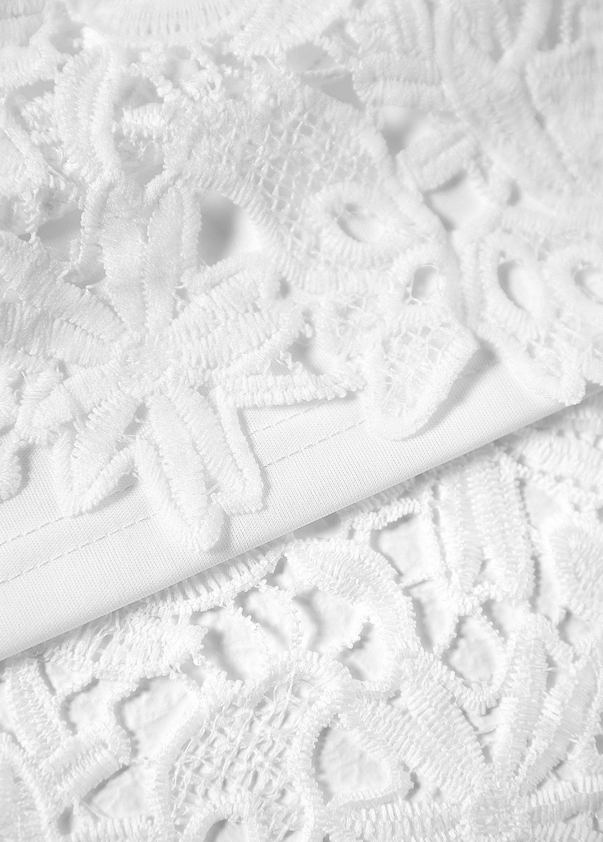 Layered White Strappy V Neck Camisole Top