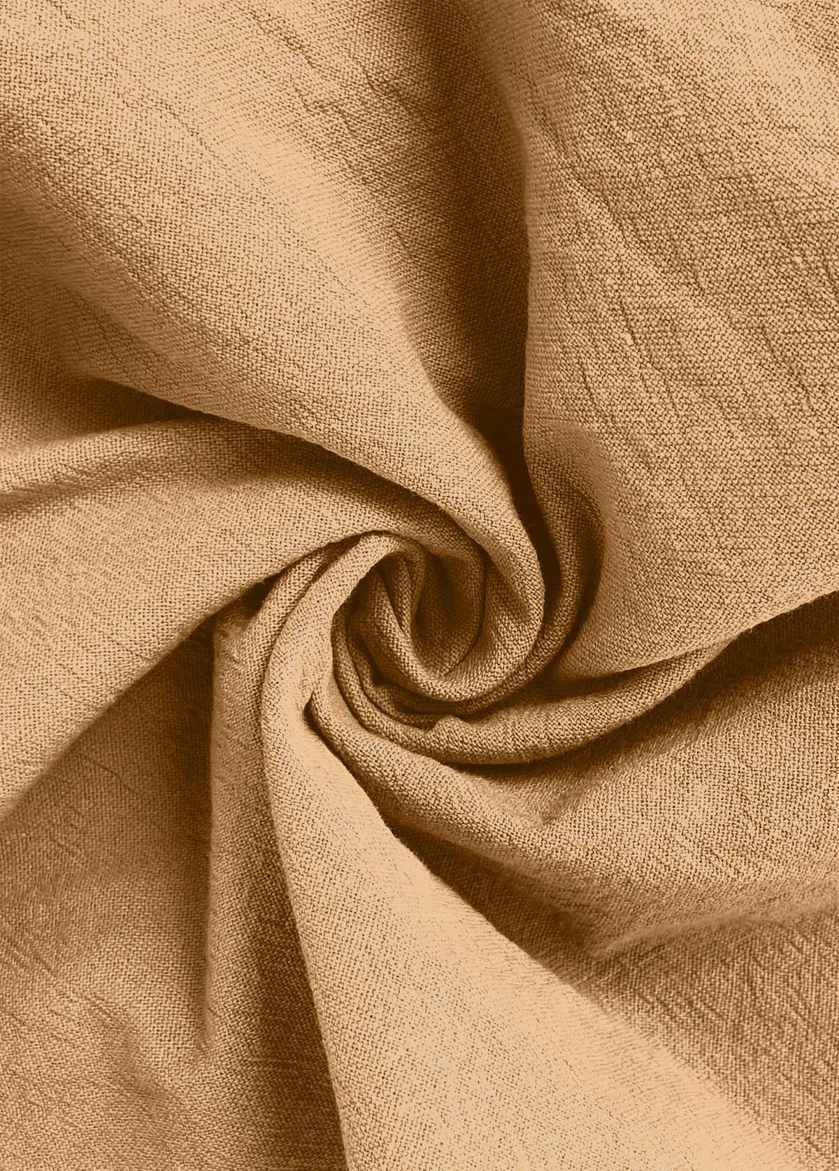 Light Camel Straight Leg Elastic Waist High Waisted Pants