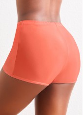 Mid Waisted Pink Stretchy Swimwear Shorts