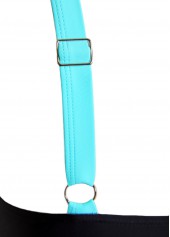 Ombre Criss Cross Cyan One Piece Swimwear