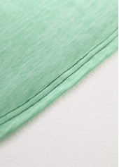 Geometric Print Patchwork Black Short Sleeve T Shirt