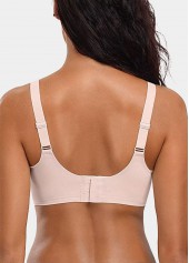 V Neck Push Up Skin Color Bra