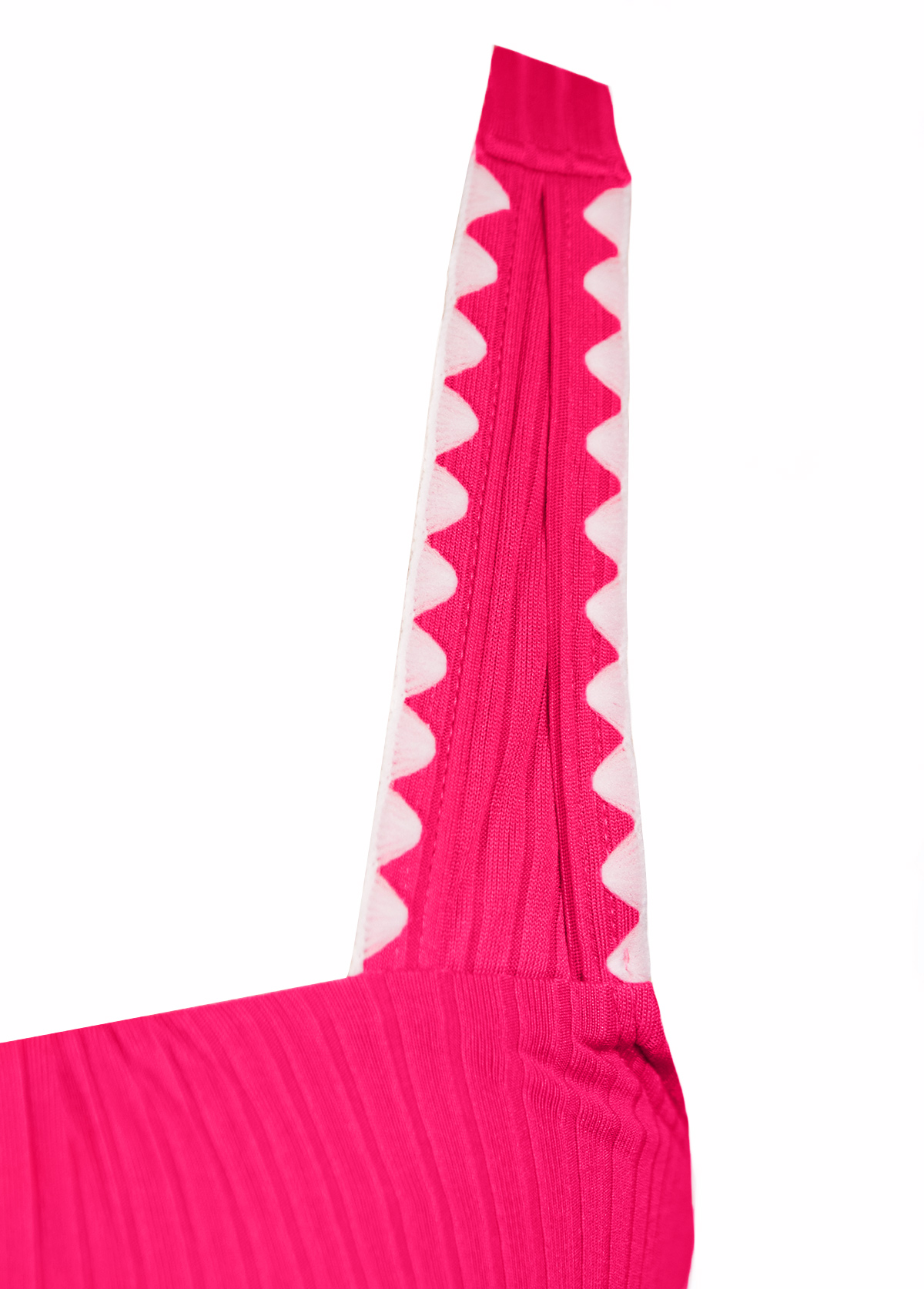 Mid Waisted Floral Print Contrast Binding Tankini Set