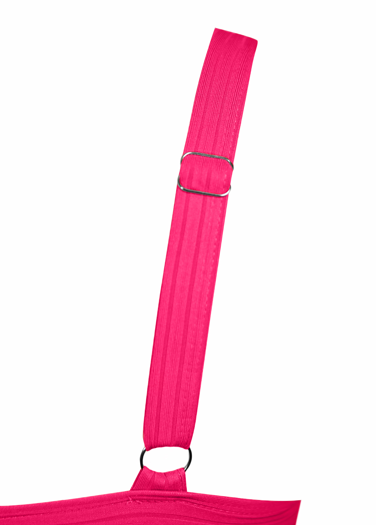 Mid Waisted Floral Print Contrast Binding Tankini Set