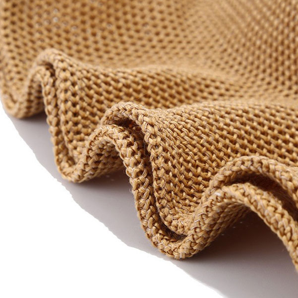 Dark Camel Breathable Visor Straw Hat