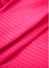 Smocked Hot Pink One Piece Swimwear and Bra