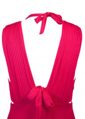 Smocked Hot Pink One Piece Swimwear and Bra