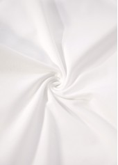 Breathable White Sleeveless Round Neck Tank Top