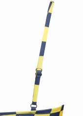 Mid Waisted Plaid Two Piece Light Yellow Bikini Set