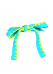 Mid Waisted Ombre Two Piece Multi Color Bikini Set