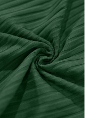 Floral Print Blackish Green Mid Waisted Tankini Set