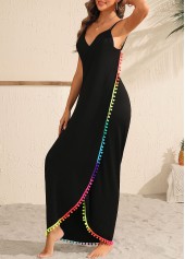 Black Contrast Piping Detail Cover Up