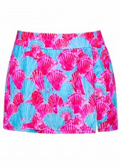 Plus Size Mid Waisted Hot Pink Tankini Set