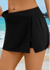 Color Block Cross Front Ombre Tankini Top-No Bottom