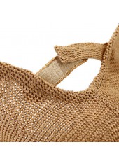 Dark Camel Breathable Visor Straw Hat