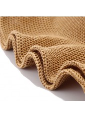 Dark Camel Breathable Visor Straw Hat