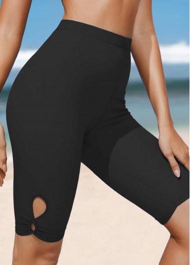 High Waisted Multi Color Swim Shorts