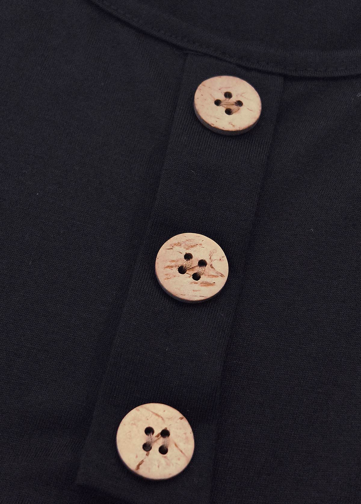 Leaf Print Black Short Sleeveless Round Neck Dress