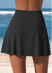 Floral Print Criss Cross White Tankini Top-No Bottom