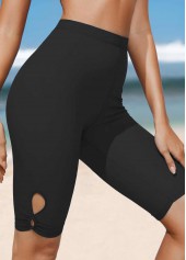 Floral Print Criss Cross White Tankini Top-No Bottom