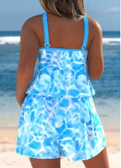 Ombre Light Blue One Piece Swimwear