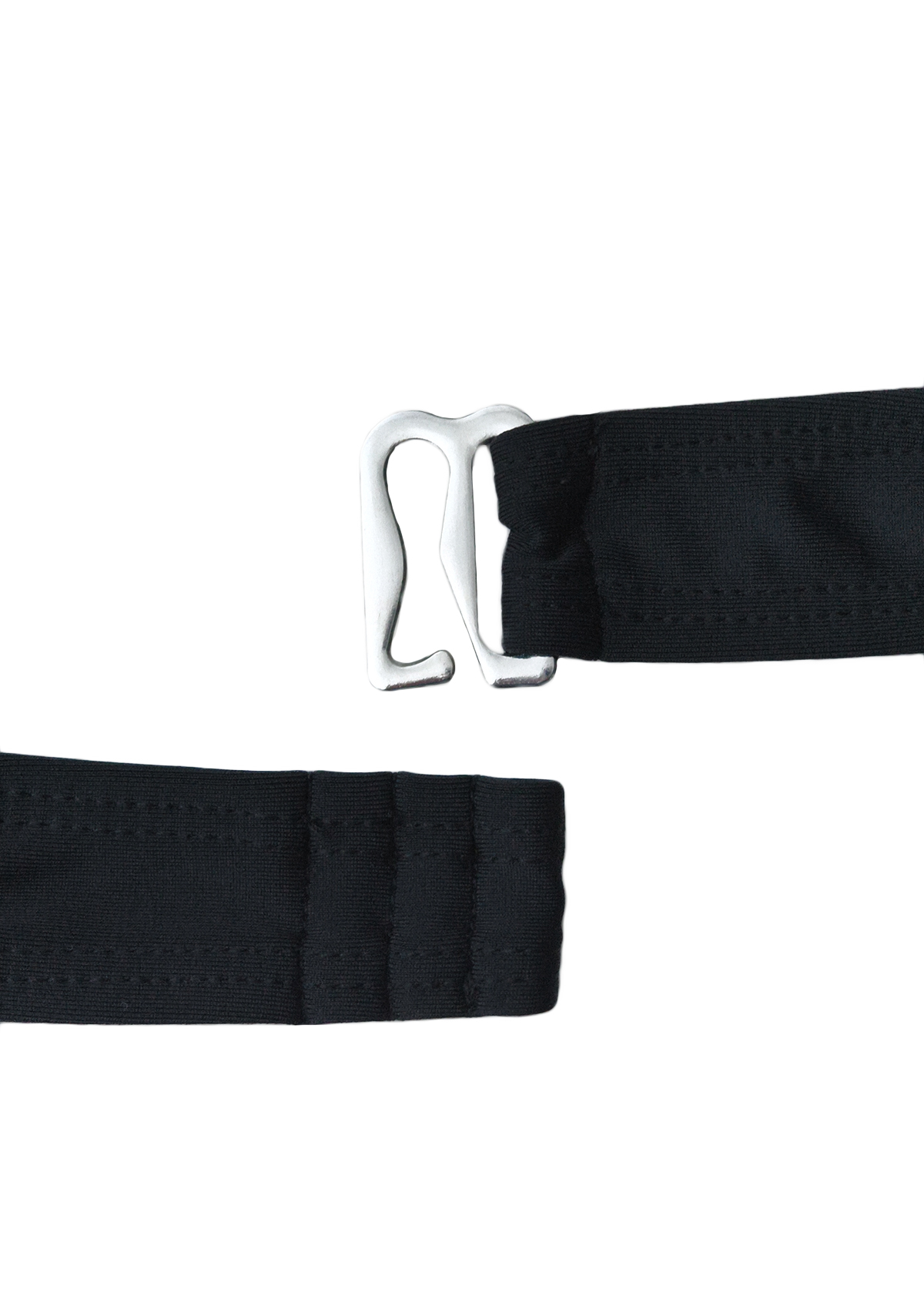 Mid Waisted Lace Black Bikini Set