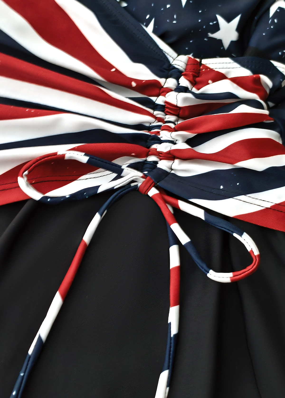 American Flag Multi Color One Piece Swimdress