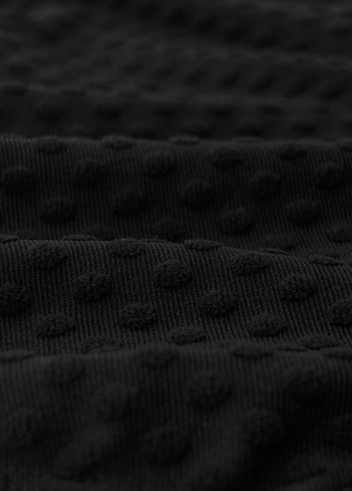 Mid Waisted Black Frill Bikini Set