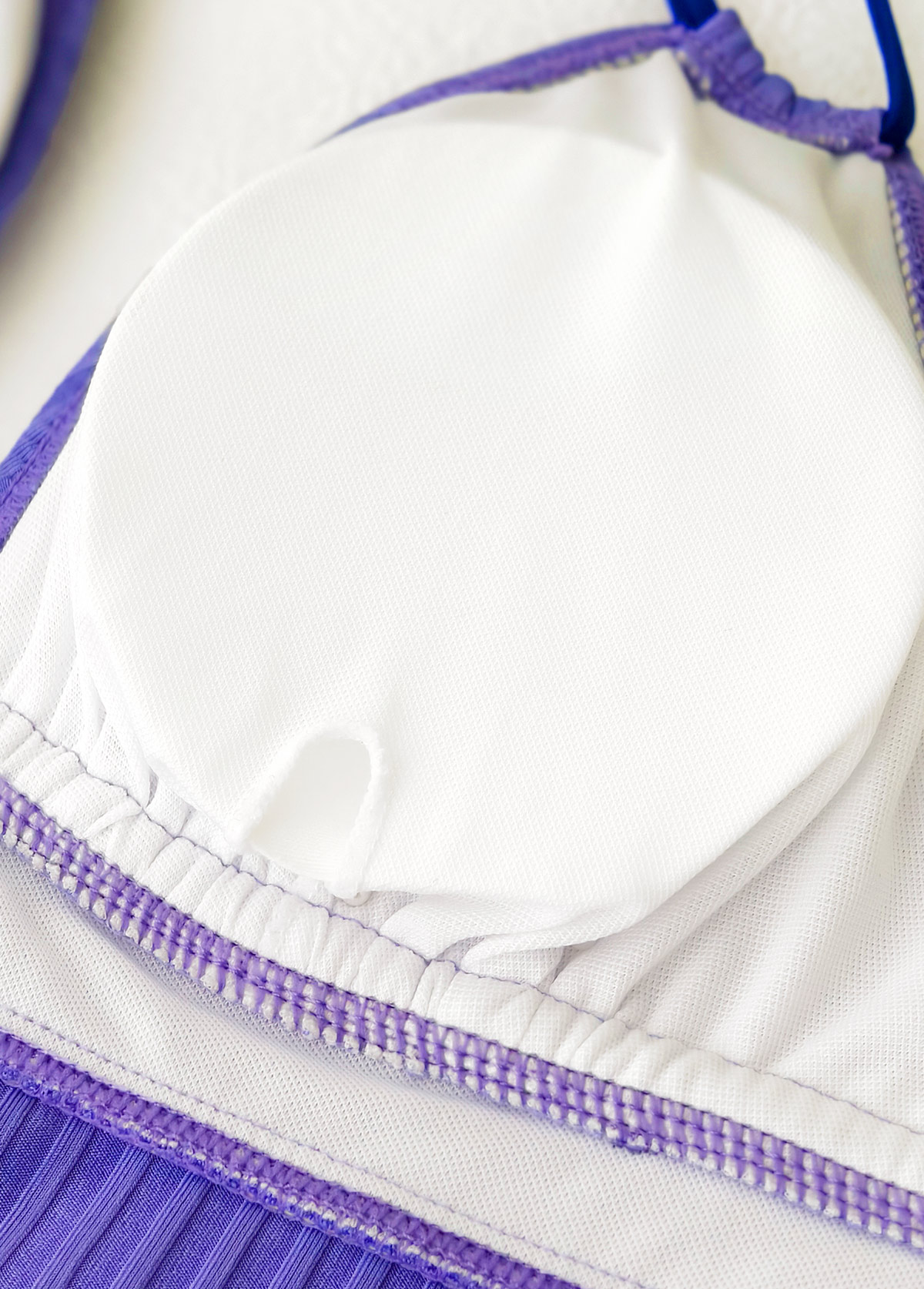 Mid Waisted Floral Print Purple Tankini Set