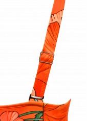 Floral Print Tie Black One Piece Swimdress