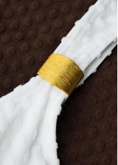 Mid Waisted Light Coffee Tankini Set