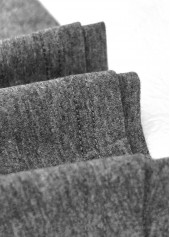 Grey Sleeveless V Neck Tank Top