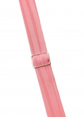 Mid Waisted Tropical Plants Print Dusty Pink Tankini Set