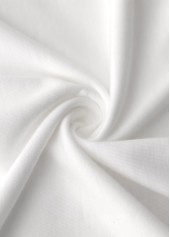 White Sleeveless V Neck Tank Top