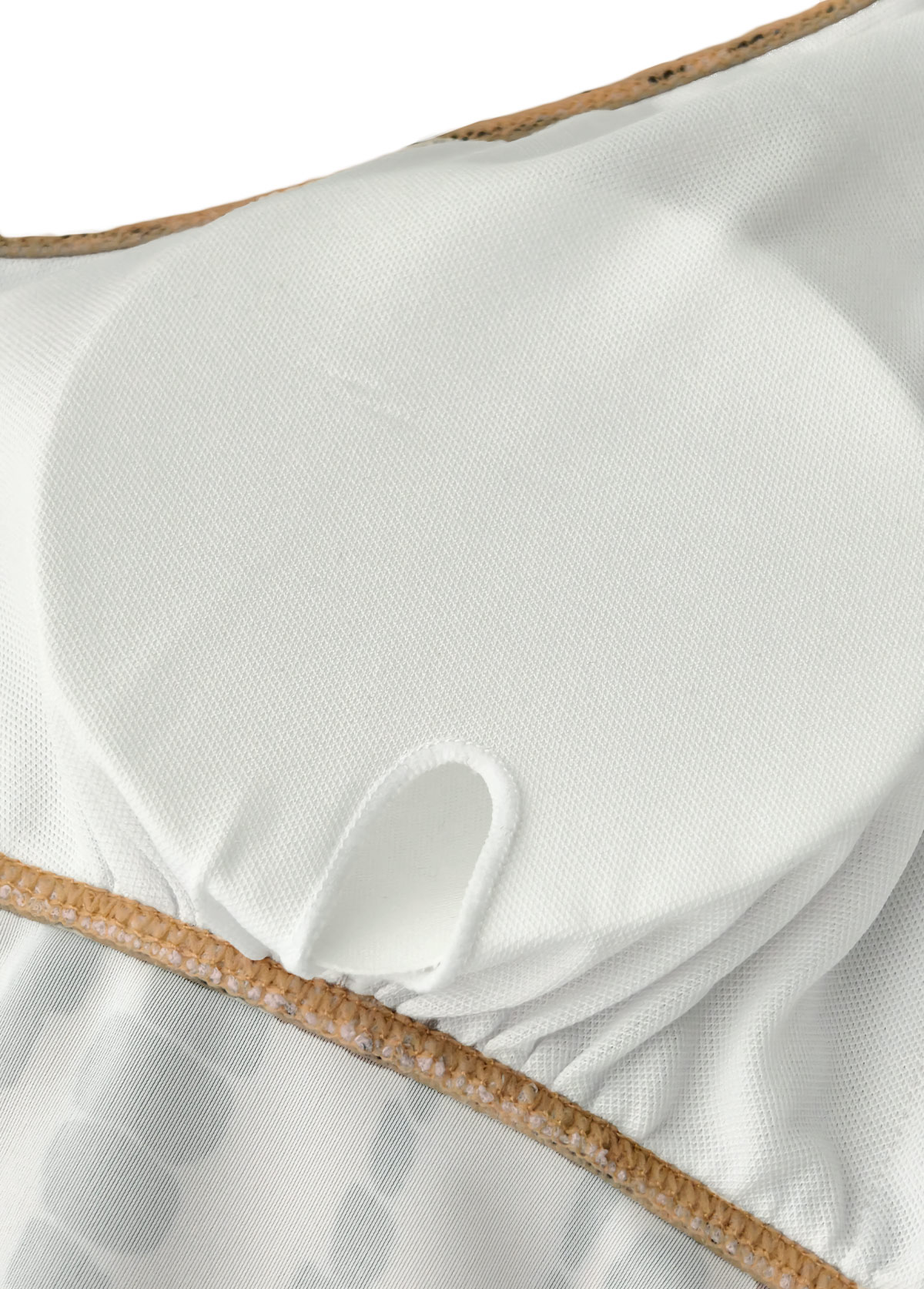 Tie Dye Print Criss Cross One Piece Swimwear