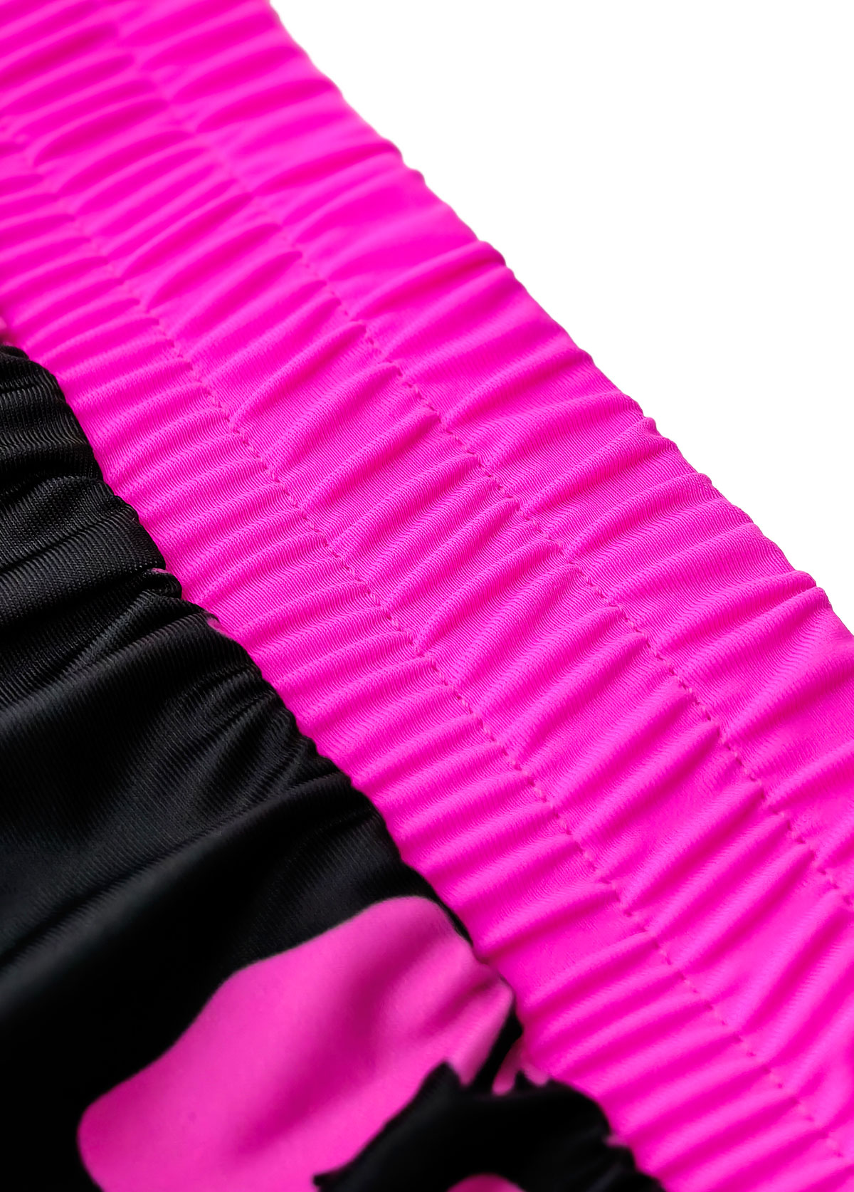 Mid Waisted Floral Print Contrast Binding Tankini Set