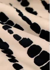 Tie Dye Print Criss Cross One Piece Swimwear