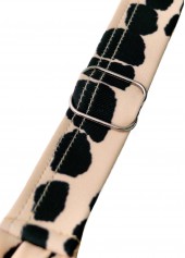 Tie Dye Print Criss Cross One Piece Swimwear