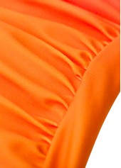 Ombre Multi Color V-Neck One Piece Swimwear and Bra